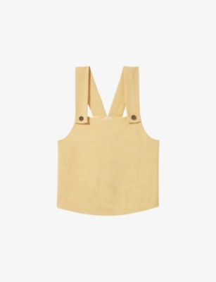 Claudie Pierlot Womens  Square-neck Sleeveless Woven Top In Naturels