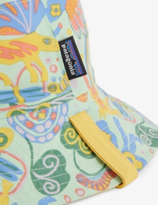 PATAGONIA: Graphic-Print Woven Sun Bucket Hat 6 months- 5 years