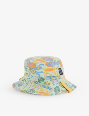 PATAGONIA: Graphic-Print Woven Sun Bucket Hat 6 months- 5 years