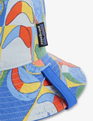 PATAGONIA: Graphic-Print Woven Sun Bucket Hat 6 months- 5 years