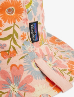 PATAGONIA: Graphic-Print Woven Sun Bucket Hat 6 months- 5 years