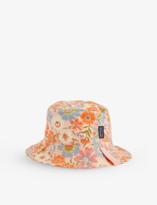 PATAGONIA: Graphic-Print Woven Sun Bucket Hat 6 months- 5 years