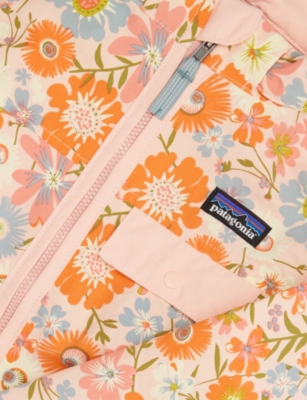 Patagonia Sunlit Pink Baggies Graphic-print Woven Jacket 12 Months- 5 Year In Multi