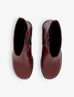 VAGABOND SHOEMAKERS WOMENS VAGABOND SHOEMAKERS DEENA ROUND-TOE LEATHER ANKLE BOOTS 