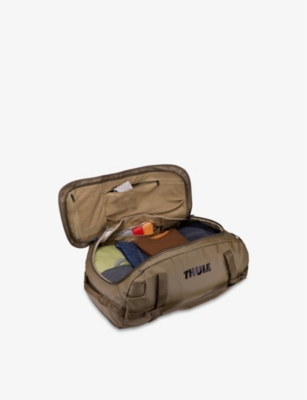 Thule Chasm Brand-print Woven Duffel Bag 70l Deep Khaki In Deep Khaki