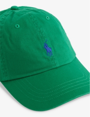 POLO RALPH LAUREN: Brand-Embroidered Cotton-Twill Baseball Cap