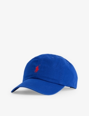 POLO RALPH LAUREN: Sports Logo-Embroidered Cotton-Twill Cap