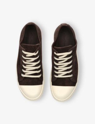RICK OWENS: Classic Suede Low-Top Trainers