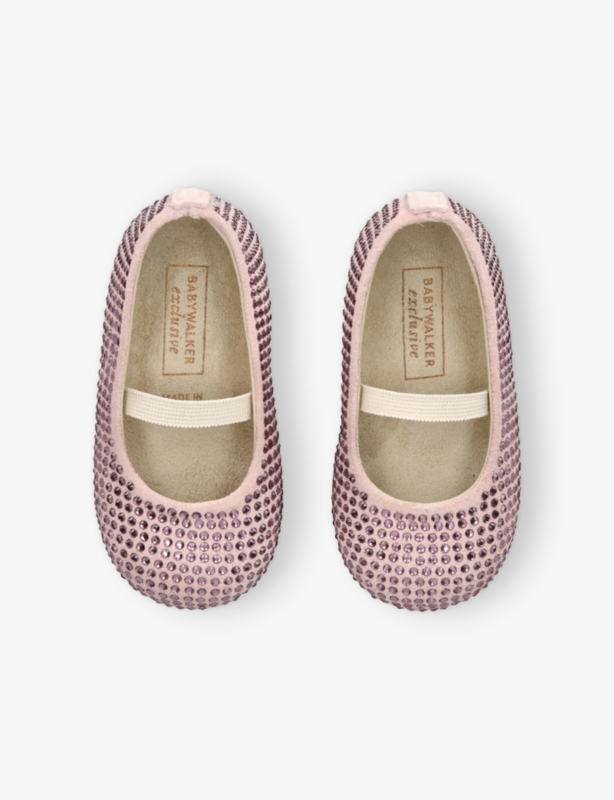 Kids' Swarovski Crystal-Embellished Suede Pumps