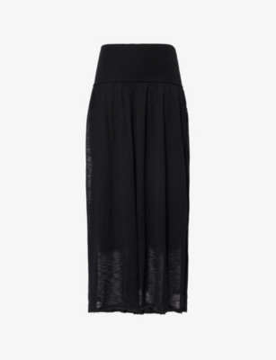 4TH & RECKLESS: Nikki Pleated Knitted Midi Skirt