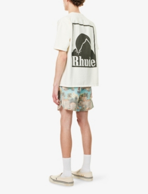 RHUDE: Moonlight Badge Logo-Print Cotton-Jersey T-Shirt