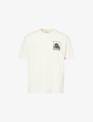 RHUDE: Moonlight Badge Logo-Print Cotton-Jersey T-Shirt