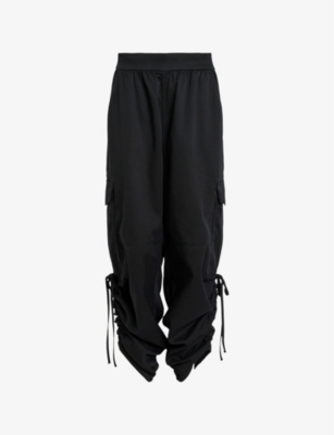 ALLSAINTS: Kaye Relaxed-Fit Satin Trousers