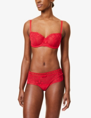 CHANTELLE: Day To Night Shorty Stretch-Lace Briefs