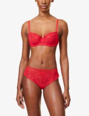 CHANTELLE: Day To Night Tanga Stretch-Lace Briefs