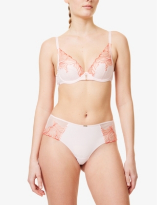 CHANTELLE: Legend Shorty Embroidered Stretch-Woven Briefs