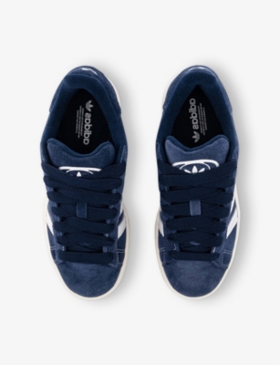 Adidas Originals Womens Campus 00s Suede Low-top Trainers Night Indigo White Offwh In Night Indigo White Offwh
