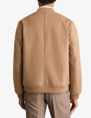 Harlan Wool-Blend Bomber Jacket