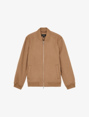 REISS: Harlan Wool-Blend Bomber Jacket