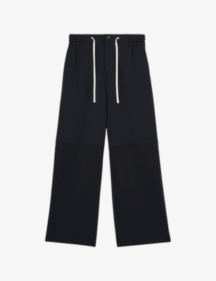 REISS: Reiss x Les 100 Ciels Lenny Wide-Leg Jersey Jogging Bottoms