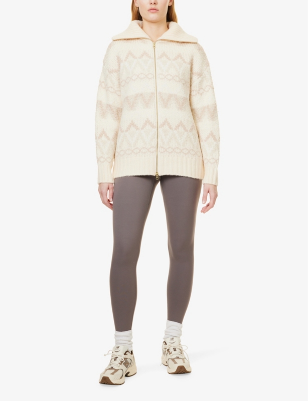 Brook fairisle-pattern knit jacket