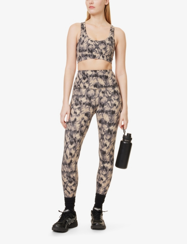 Move Selma graphic-pattern stretch-jersey bra