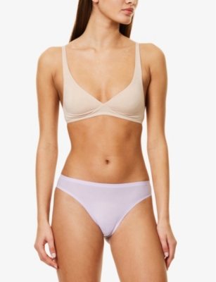 CHANTELLE: Soft Lace Stretch-Woven Tanga Briefs