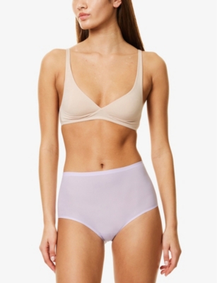 CHANTELLE: Soft High-Waist Stretch-Woven Briefs
