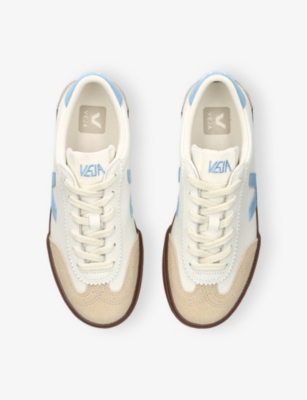 Veja Volley White Aqua Bark In Blue