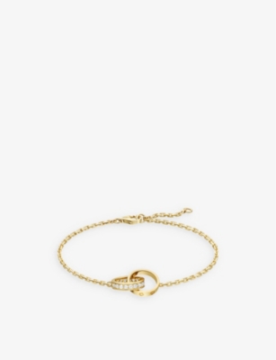 CARTIER: LOVE 18ct yellow-gold and 0.22ct diamond bracelet&nbsp;