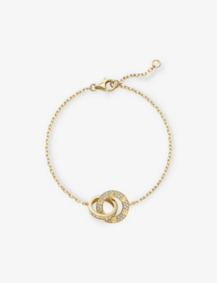 Cartier Womens Yellow Gold Love 18ct Yellow-gold And 0.30ct Diamond Bracelet&nbsp; In Yellow Gold