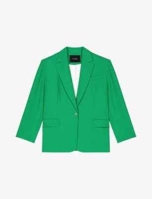 Maje Veste De Tailleur In Verts