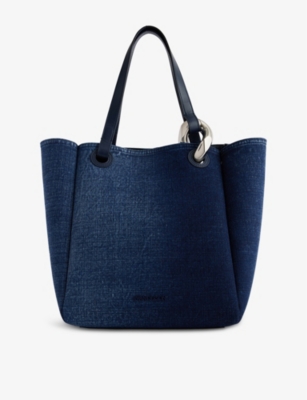 JW ANDERSON: The Corner Denim Tote Bag