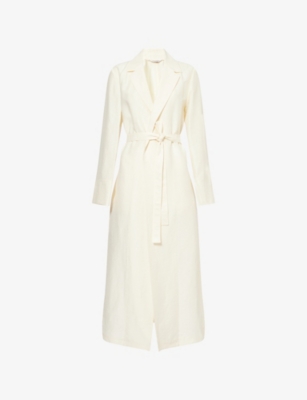 MAX MARA: Meandro Belted Woven Coat