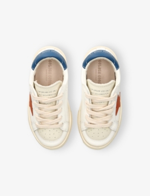 GOLDEN GOOSE: Kids' May Leather Low-Top Trainers
