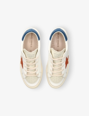 GOLDEN GOOSE: Kids' May Leather Low-Top Trainers