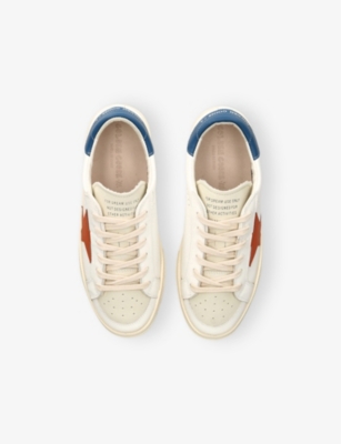 GOLDEN GOOSE: Kids' May Leather Low-Top Trainers