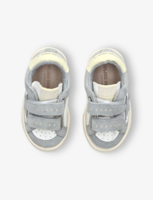 Golden Goose Rey/other Kids' May Suede Low-top Trainers Eur 21 /5 Uk In Grey/other
