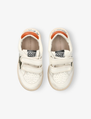 GOLDEN GOOSE: Kids' Ball Star Star-Applique Leather Low-Top Trainers