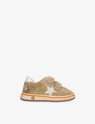 GOLDEN GOOSE: Kids' Ballstar Suede Low-Top Trainers