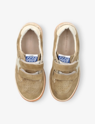 GOLDEN GOOSE: Kids' Ballstar Suede Low-Top Trainers