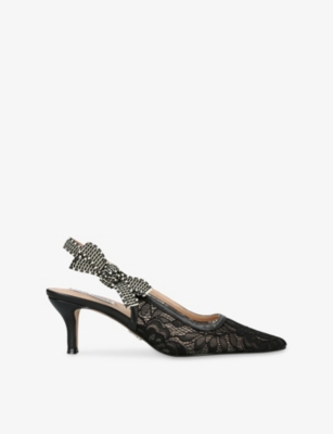STEVE MADDEN: Ensemble Lace Heeled Pumps