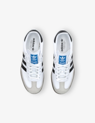 Adidas Originals Black/comb Kids' Samba Og Junior Leather Low-top Trainers Eur 35.5 /3 Uk