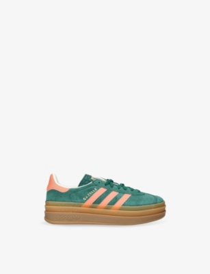 ADIDAS: Gazelle Bold Suede Low-Top Trainers