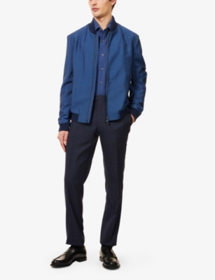 CORNELIANI: Regular-Fit Logo-Embroidered Cotton-Jersey Shirt