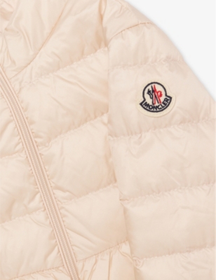 MONCLER: Joelle funnel-neck padded-shell jacket 12 months - 3 years