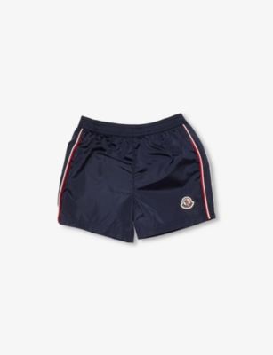 MONCLER: Logo-Patch Swim Shorts 12 months- 3 years
