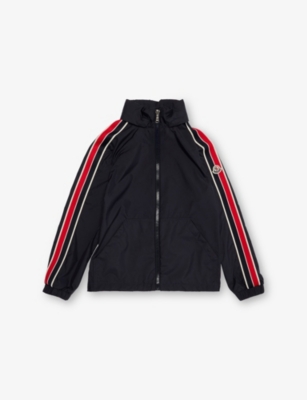 MONCLER: Nikki Logo-Patch Woven Track Jacket 4-14 years