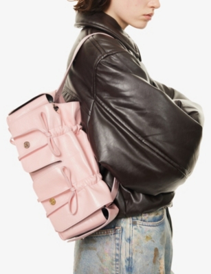 ACNE STUDIOS: Multipocket Lux Leather Shoulder Bag
