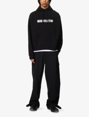 1017 ALYX 9SM: Mirrored Logo-Print Cotton-Jersey Hoody